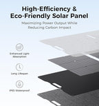 210W Portable Solar Panel with Adjustable Kickstand,IP65 Waterproof,High Efficiency Conversion,Foldable Solar Panel for Outdoor Camping,RVs and Home Backup