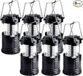 Lantern Collapsible Camping Light, Battery Operated Lanterns LED Super Bright for Power Outages Indoor Emergency Outdoor Camping Hiking Kit(LED- 6)