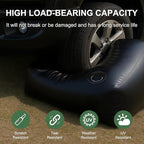 30 Gallon Water Storage Bladder - 1000D PVC Black RV Water Bladder, Portable Collapsible Storage Tank Containers for Gardens, Camping, Emergency Use