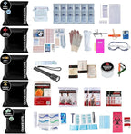 Quake Kits Earthquake Emergency Kit, Go Bag Emergency Backpack, Survival Kits for Disaster Preparedness, 72 Hour Food, First Aid, Water for Hurricanes, Tornado, Storm, Blackout