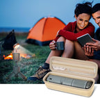 Boobowl Case Compatible with BYSOU/for AsFrost/for SupeDesk/for Outask Camping Light Telescopic and Collapsible Night Mobile Lighting Battery, Outdoor Camping Lantern Bag (Box Only) (Brown)