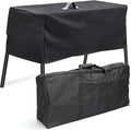 QuliMetal Patio Cover and Carry Bag for Camp Chef 3 Burner Stoves, Tundra Pro 16, SPG90B, PRO90, TB90LWG – Heavy Duty 600D Stove Cover and Bag for Camp Chef Pro 90X
