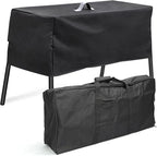 QuliMetal Patio Cover and Carry Bag for Camp Chef 3 Burner Stoves, Tundra Pro 16, SPG90B, PRO90, TB90LWG – Heavy Duty 600D Stove Cover and Bag for Camp Chef Pro 90X