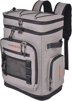 Alphasonik Cooler Backpack 40 Cans Insulated Backpack Cooler for Men & Women, 2 Leak Proof Compartments Coolers Bag for Beach Travel Picnic Hiking BBQ Fishing Outdoor Camping