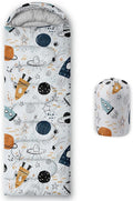 Kids Sleeping Bag for Boys Girls,Cartoon Spaceship Print-Lightweight Warm Portable Outdoor Indoor-Waterproof Cold Weather Resistant Sleeping Bag for Camping Hiking(Spaceship)