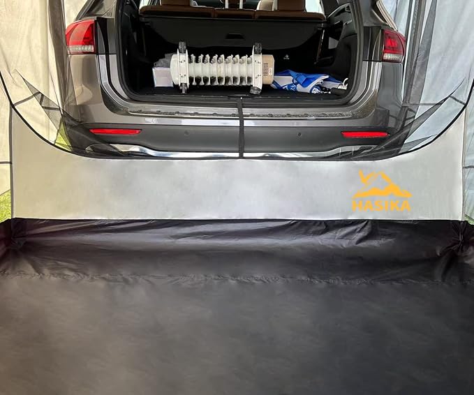 Car Tent for Camping 4-6 Person Universal SUV Van Tailgate Waterproof UPF 50 + Include Seperate Screen Tent