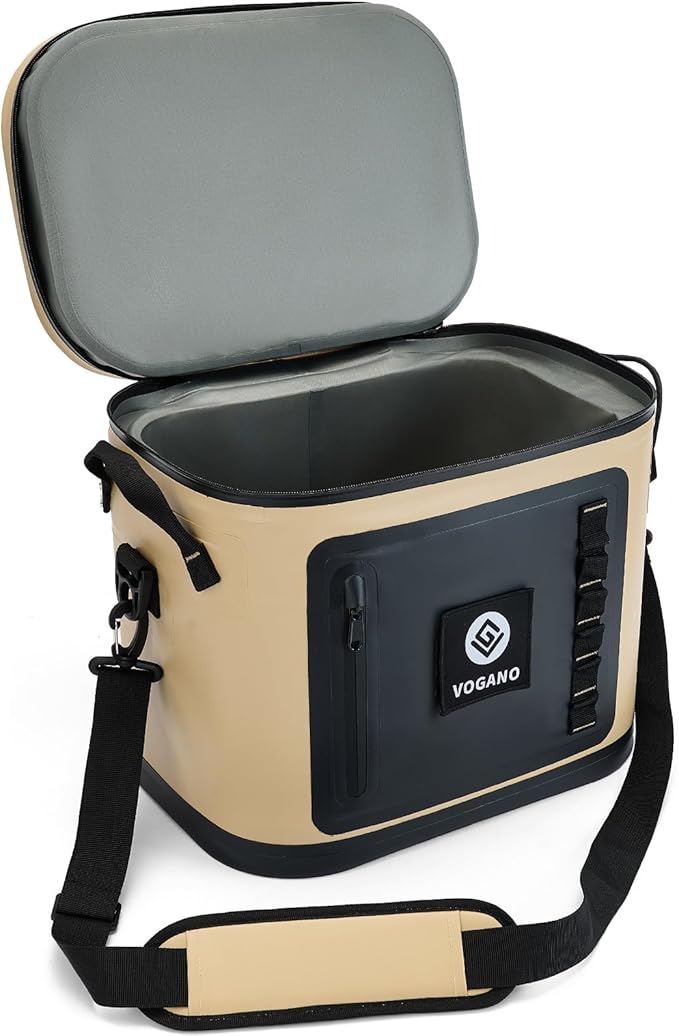 40 Can Soft Cooler Bag - Insulated Leak-Proof Large Cooler Bag with Roll-Top Waterproof Seal | Portable Ice Chest for Camping, Beach, Travel, Picnics | 24HR Cold Retention