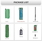 Naturehike Cloud Up 3 Person Backpacking Tent with Footprint - 3 Season Free Standing Lightweight 3 Person Camping Tent | with Footprint, Free Standing, Dome, Camping, Hiking, Waterproof