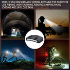 Hortsun 10 Pcs Light Clip 11 LED Cap Lights Clip on Hat Headlamp Battery Cap Brim Lamp Black Waterproof Ultra Bright Flashlight for Hunting Camping Fishing Hiking