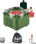 Indwell Infrared Propane Camping Stove - CSA Certified Portable Gas Stove with 23inch Extended Hose & Piezo Ignition, Windproof Single Burner for Backpacking, Hiking, Fishing & Emergency Preparedness