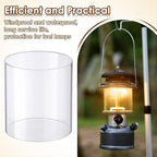 Propane Lantern Globe Glass Replacement Compatible with Coleman Fueled Lanterns, Standard Replacement Parts, Clear Lantern Mantles, Reusable Lantern Mantles Parts for Outdoor Camping Lantern