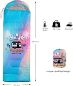 HOSIMA Butterfly Sleeping Bags for Adults and Kids for Camping,Black Gothic Ultralight Sleeping Bag for Cold Weather Summer.