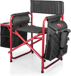 Picnic TIME NFL Unisex-Adult NFL Fusion Camping Chair with Side Table and Soft Cooler, Beach Chair for Adults, Lawn Chair