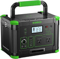 519Wh Solar Generator 500W (Peak 1000W) Portable Power Station with 2 110V AC Outlets, 60W Fast-Charging USB-C PD,10 Total Output Ports,Built-in Wireless Charger,for Camping Trips, RV Travel