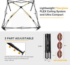 EAGLE PEAK Flex Ultra Compact 4x4 Pop-up Canopy Tent with Vented Top, Sun Shelter, Fast Set Up Changing Room, Portable Privacy Canopy for Camping, Photoshoots, and More (Gray)