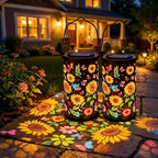 Colorful Sunflower Glow Solar Garden Lantern, Twinkle Halo Lantern, 2026 Waterproof Outdoor Solar Powered Hanging Light for Garden, Let Your Garden Bloom with Light After Sunset (A1-2PCS)