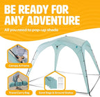 Pop ’N Go® Beach Canopy – Windproof, Beach Tent with Quick Setup, UV Shade, Lightweight & Portable Design – Perfect for Beach Days, Outdoor Play, Camping & Family Adventures (Blue)