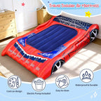 joyson Inflatable Toddler Travel Bed, Extra Large Kids Air Mattress with Electric Pump, Portable Toddler Blow up Mattress for Home, Sleepovers, Camping, Travel