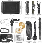 Survival kits 17 in 1, Emergency Survival Gear and Equipment, Cool Gadgets for Men Camping Fishing Hunting Outdoor