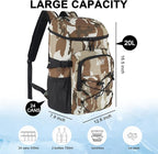 WOLT Cooler Backpack,24 Cans Insulated Backpack Cooler Leakproof,Lightweight Soft Cooler Bag,Camping Cooler,Large Capacity Beach Cooler,Waterproof Travel Cooler Lunch Backpack for Hiking