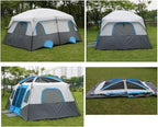 Large Tent Camping Tent 8-12 Person Family Tent 2 Bedroom,Festival Party Essential Big Tent Shelters Waterproof Tent, 4800mm-430x305x203cm