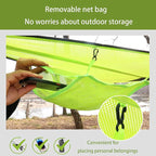 Triangle Hammock 10FT, Heavy Duty 300LBS-1000LBS Capacity for 1-3 Person, Portable Camping Hammock with Storage Bags, Multi-Person Hammock for Outdoor, Backpacking, Travel (Green-2.8m-150kg)