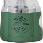 NORTHPOINT 190485 12-LED Lantern with 4-LED Flashlight & AM/FM Radio (Green)