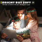 Dysaim Kids Headlamp, Dinosaur LED Rechargeable Headlamp for Kids Flashlight Outdoor Camping Essentials Gear, Dinosaur Toys Headlight for Boys Girls/Adults, Ideal Gift Toys for Birthday Rave Party
