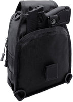 Viriber Tactical Backpack, Waterproof Military Cross-body Molle Sling Shoulder Backpack Chest Bag for Outdoor Every Day Carry Black02