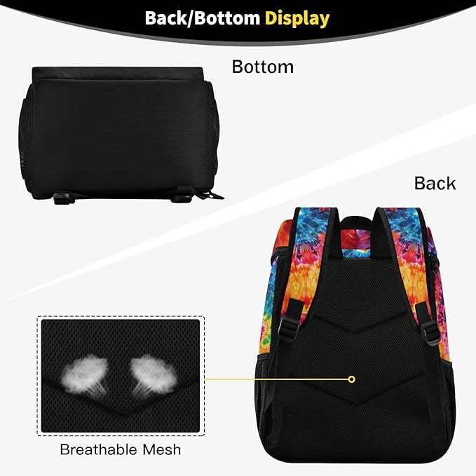 Tropical Pineapples Fruits Cooler Backpack Insulated Leak Proof Beach Cooler Bag Soft Lunch Picnic Hiking Camping Backpack Cooler