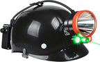 T28 5-Color 3000-Yard Coon Hunting Lights – 2000 lm White/Green/Red/Amber Spot & Green Beam, IPX6 Waterproof Night Hunting Headlamp for Varmint, Hog & Coyote Light (with ABS Black hat)