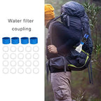 Water Purification Coupling Accessories Kits for Camping Hiking Backpacking Filter Coupler Outdoor Purification Coupler