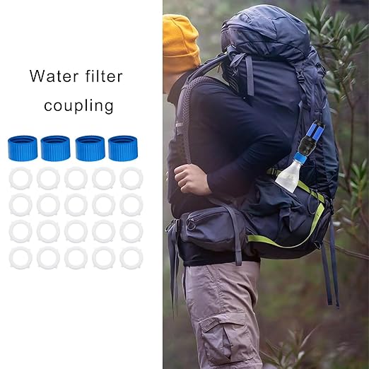 Multipurpose Coupler Set for Camping Hiking Water Purification Devices Water Filter Coupling Kits Water Coupler Accessories