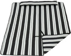 Lazy Daze Hammocks 2 Person Hammock Pad and Pillow Set, Double Polyester Quilted 78" x55" Replacement Pad for Rope Hammock, Black Stripes