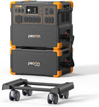 PECRON 7680Wh Portable Power Station, E3800 LFP with 3840Wh Extra Battery, 4200W Solar Generator, LiFePO4 Battery Backup Power Station, Fast Charging for Home Emergency, Camping, RV & Off-Grid Living