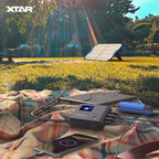XTAR SP100 100W Portable Solar Panel with Adjustable Kickstand, Foldable Solar Power Backup for Outdoor Camping Van RV