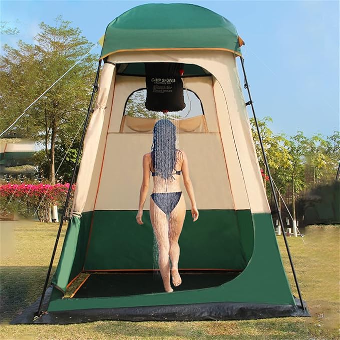 Camping Tent,Shower Tent, Privacy Camp Toilet Tent Outdoor Bathroom Camping Changing Tent, Lightweight & Sturdy, Easy Set Up, for Fishing, Dressing, Bathing, Beach, Hiking