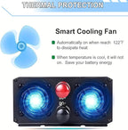5000-12000w Pure Sine Wave Inverter Camping Inverter Portable Power, DC 12 V, 24 V, 48 V, 60 V, 72 V a CA 110 V for Home/RV/Truck/Car/Camping/Solar 48V-8000W