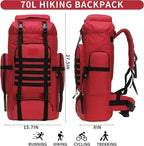 Hiking Backpack for Men 70L/100L Camping Backpack Military Rucksack Molle 3 Days Assault Pack for Climbing | Camping Backpack, 3 Days Assault Pack, for Climbing