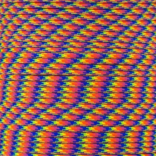 Paracord Planet 550 Paracord – 200+ Colors – Hanks from 10-100 Feet and Spools of 1000 Feet – Great Multi-Use Cord!