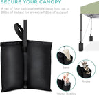Best Choice Products 10x10ft Pop Up Canopy Tent, Outdoor Shade, 1 Person 1 Minute Set Up, Carry Case, 4 Weight Bags - Sage Green