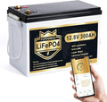 12V 300Ah LiFePO4 Lithium Battery, Bluetooth LifePO4 Battery, Upgraded 200A BMS, 3840Wh Rechargeable Lithium Battery with Low Temp Cut off, Perfect for RV Solar Marine Solar Panel Camping