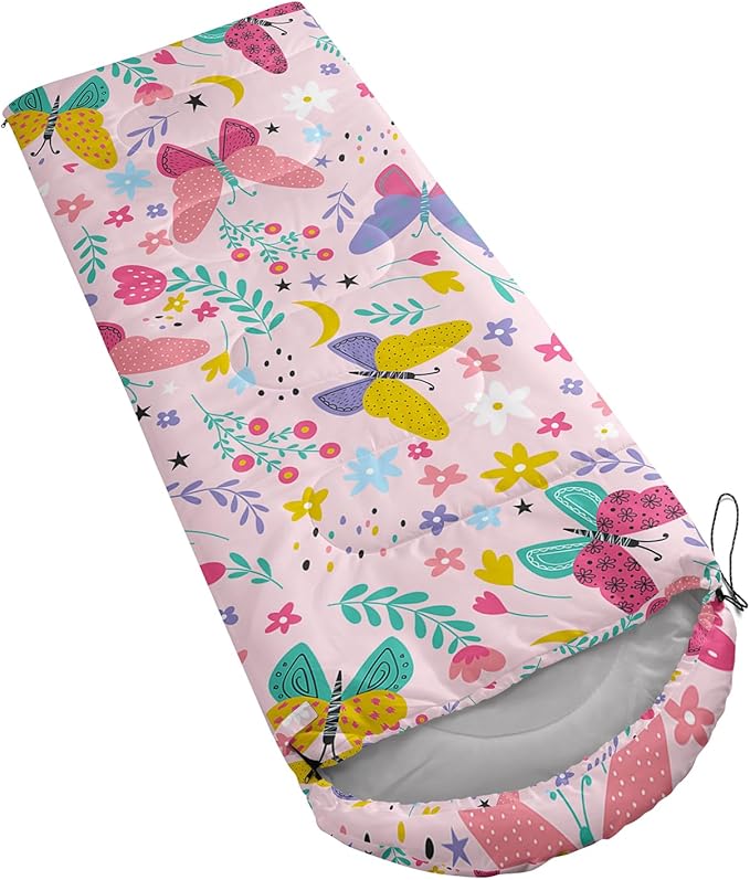 QOOMO Camping Sleeping Bags,3 Season Warm & Cool Weather,Lightweight,Waterproof Sleeping Bags for Adults & Kids Traveling,and Outdoors