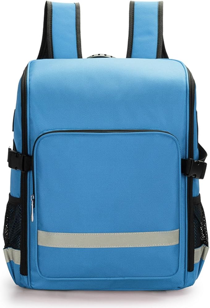 Portable First Aid Kit, Medical Emergency Survival Bag, First Responder Trauma Backpack, for Home Health Camping Field Trips(Blue)
