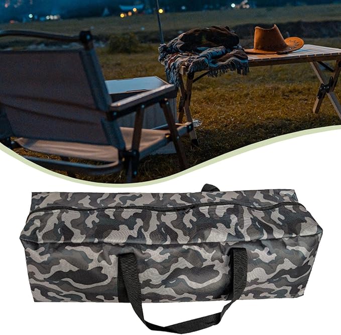 Yiju Tent Storage Bag Carrying Bag Lightweight Heavy Duty Storage Organizer Stuff Pouch for Trekking Backpacking Beach Hiking BBQ, S