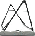 Tranquillo Unity Adjustable Hammock Stand, Collapsible Camping Hammock and Stand, 800 lbs Capacity Steel Double Hammock Stand for 2 Persons, Steel Frame - Black