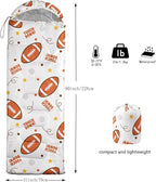 Kids Sleeping Bag for Boys Girls,Cute Puppy Print-Lightweight Warm Portable Outdoor Indoor-Waterproof Cold Weather Resistant Sleeping Bag for Camping Hiking