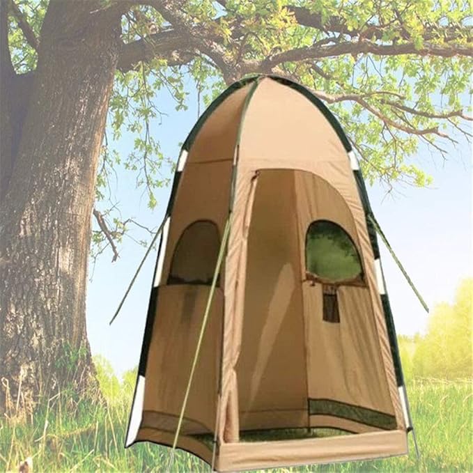 Camping Tent,Shower Tent, Outdoor Laundry Tent Bird Watching Outdoor Toilet 120 x 120 x 210 cm Wild Bathroom Tent Foldable Without Bottom Dress Tent Cubi Decorate
