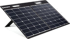 Westinghouse Portable 100W Solar Panel for Portable Power Stations, iPhone, iPad, Tablets, Laptop, with QC 3.0 USB and USB-C ports, DC Output, for Outdoors, Camping, RVs, and Travel