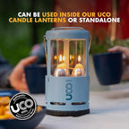 UCO 12-Hour Natural Beeswax Long-Burning Candles for UCO Candle Lanterns and Emergency Preparedness, Made in USA